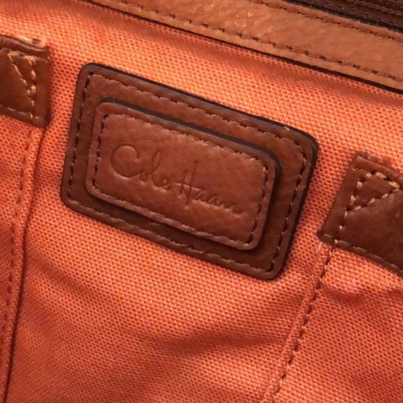 Cole Haan tweed and leather handbag - Picture 9 of 12